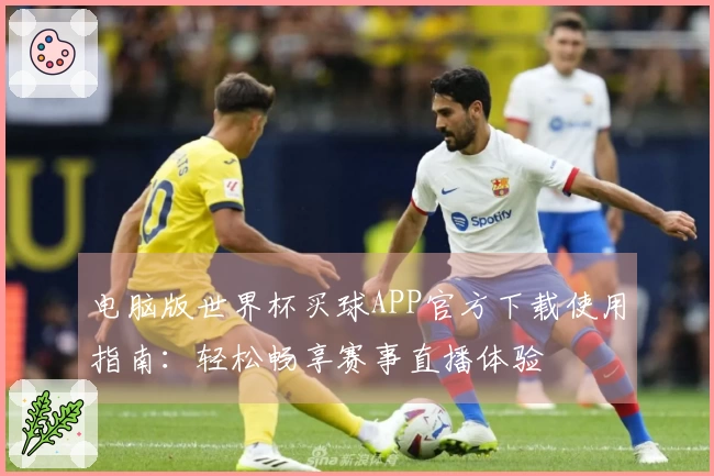 电脑版世界杯买球APP官方下载使用指南:轻松畅享赛事直播体验